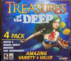 Treasures Of The Deep 4 Pack PC Games Windows Computer DVD-Rom - £2.99 GBP