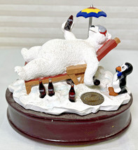 Coca Cola Heritage Collection 1996 Polar Bear &amp; Penguin on the Beach Mus... - $34.53