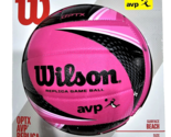 Wilson Optx Replica Series Avp Pink Beach Volleyball Official Size - £23.96 GBP