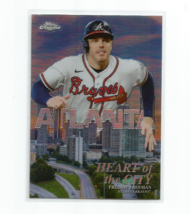 Freddie Freeman 2022 Topps Chrome Atlanta Heart Of The City Insert #HOC-5 - $6.76