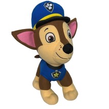 Nickelodeon Paw Patrol Chase Police Dog Plush Stuffed Animal 2015 16.5&quot; - £32.76 GBP