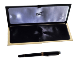 Montblanc Meisterstuck Gold-Coated Classique Black Rollerball Pen w/ Box - $292.05