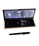 Montblanc Meisterstuck Gold-Coated Classique Black Rollerball Pen w/ Box - $292.05