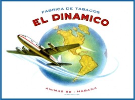 1331.Cuban Design Cigar Label 18x24 Poster&quot;Dinamico&quot;Home Bar art interior wall d - $28.00