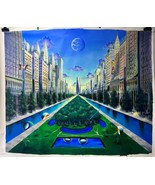 Ferjo Journey to the Future and Beyond Hand Signed Original Acrylic on C... - $13,480.20 CAD