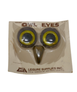 Leisure Supplies Vintage Macrame Supplies Ceramic Owl Eyes and Beak - $273.54 MXN