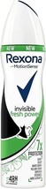 Rexona INVISIBLE Fresh Power antiperspirant 150ml SPRAY -FREE SHIPPING - $9.36