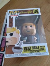 Funko Pop Ad Icons The Flintstones Barney Rubble with Cocoa Pebbles #120 - £14.94 GBP