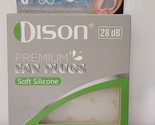 Dison Premium Soft Silicone 28dB Ear Plugs for Noise Reduction &amp; Water -... - £9.24 GBP