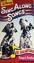 SHIP24H-Disneys Sing Along Songs-101 Dalmatians: Pongo and Perdita(VHS 1996)RARE - £12.56 GBP