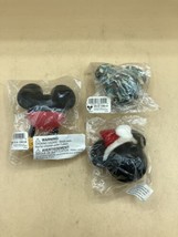 Disneyland Lot 3 Antenna Ball Toppers Holiday Mickey Head Camo - £15.63 GBP
