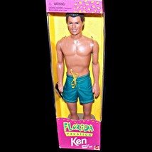 1998 Mattel Florida Vacation Ken Barbie Friend 12 in Doll 20496 Light Box Wear - £29.88 GBP