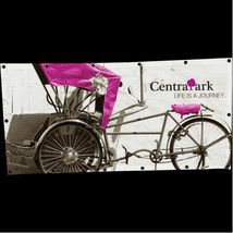 10 x 7 ft. 13 oz Vinyl Single Sided Hanging Banner - Hemmed with No. 3 G... - $10,868.50 MXN