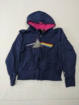 Girl Hooded Jacket Pink Floyd Sz M 7/9 Cotton Blend Blue 2005 - £18.32 GBP