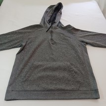 Champion Authentic Men's M Fleece 1/4 Zip Pullover Hoodie Drawstring Sweatshirt image 7