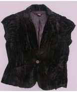 FANG Crushed Velvet Cropped Blazer Size XL (Junior) - $30.18 CAD