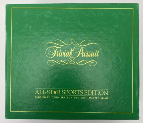 Primary image for 1981 Trivial Pursuit All-Star Sports Edition Subsidiary Box Set - CARDS ONLY
