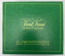 1981 Trivial Pursuit All-Star Sports Edition Subsidiary Box Set - CARDS ... - $14.99