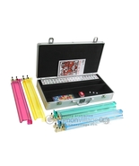 Open Box! White Swan American Mahjong Set - Classic Pushers - Silver - £90.46 GBP