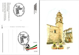 Italy Pistoia San Marcello Pistoiese Arcangeli Square Stamped VTG Postcard - £7.42 GBP