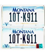 2006 United States Montana Carbon County Passenger License Plate 10T-K911 - €17,18 EUR