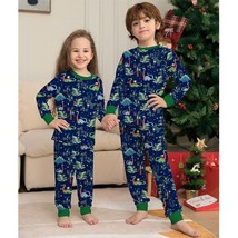 Christmas pajamas with dinosaur, Gift for kid dino pajamas family matchi... - £47.21 GBP