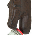 Cast Iron Western Cowboy Country Rustic Horse Head Wall Beer Bottle Cap ... - £22.34 GBP