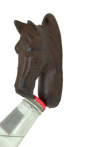 Cast Iron Western Cowboy Country Rustic Horse Head Wall Beer Bottle Cap ... - $27.99