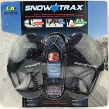 2 PAIR SNOW TRAX WALK ON SNOW &amp; ICE FLEXIBLE FIT - WORKS SHOES OR BOOTS ... - £14.86 GBP