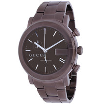 Gucci Men&#39;s 101 Series Brown Dial Watch - YA101341 - £914.26 GBP