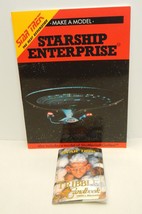 Star Trek Make A Model Starship Enterprise 1990 book paper Tribble Handbook 1998 - $9.46