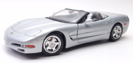 Bburago Silver 1997 Chevrolet Corvette 1:18 Diecast - $26.22