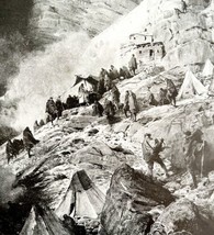 Conquering The Alps WW1 Print 1917 Mass For Italians Above The Sea SmDwC6 - £23.50 GBP