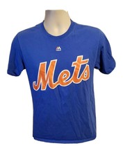 2015 World Series New York Mets Matt Harvey #33 Adult Small Blue TShirt - £11.65 GBP