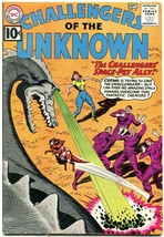 Challengers Of The Unknown #21 1961- DC Silver Age- Great cover FN/VF - £68.65 GBP