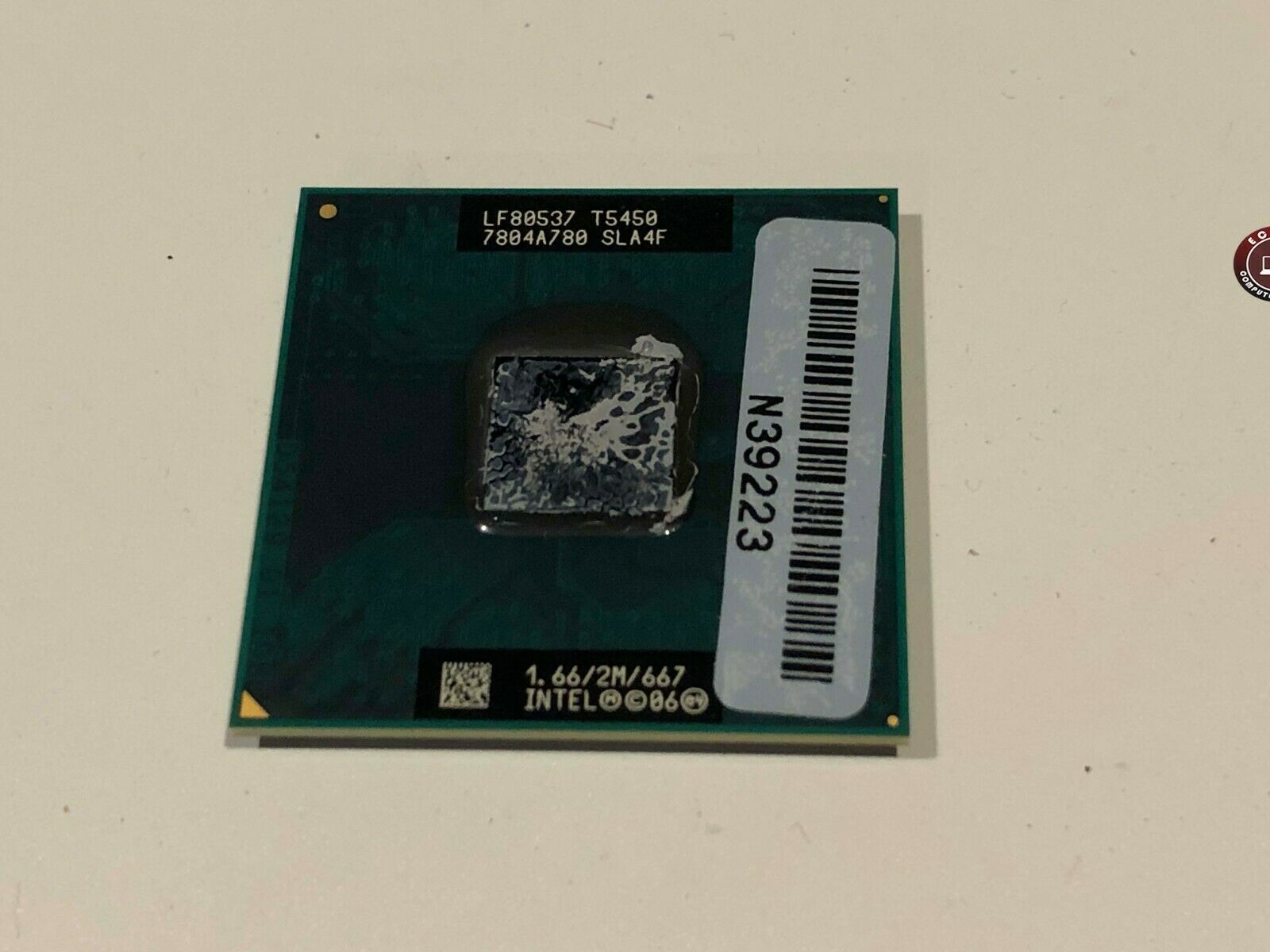 Notebook FL92 Intel Core 2 Duo T5450 1.66 GHz Laptop CPU SLA4F - $3.36