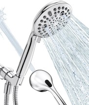 This Is A Detachable Shower Head Set With A Stainless Steel Hose And Chrome - £27.42 GBP