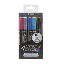 Pebeo 4Artist Marker, Set of 8 Assorted Oil Paint Markers - £13.11 GBP