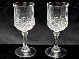 Cristal D&#39;Arques-Durand LONGCHAMP 2oz Sherry Cordial Glasses 4.625&quot; - Pa... - $14.10 CAD