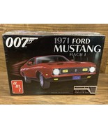 Sealed - 1971 Ford Mustang Mach 1 James Bond 007 AMT 1/25 Scale Model Kit - - $361.75 MXN