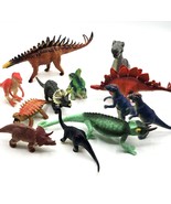 12 Dinosaurs Hard Plastic Toys for Play Crafts Diorama Prehistoric Scene... - €21,55 EUR