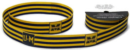University of Michigan 1&quot; Grosgrain Collegiate Ribbon by the 3-Yd Spool ... - £3.96 GBP