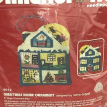 Dimensions Needlepoint Christmas Home Ornament Kit Neva Argall Wool 1981... - $29.44