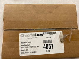 Chromaluxe Metal Photo Panels 5x7” Qty 10, Matte, Clear, Aluminum, 4057 - $794.80 MXN
