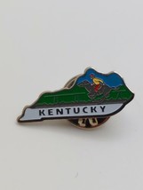 Kentucky State Pin Vintage Enamel Pin Kentucky Derby - £11.71 GBP