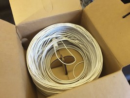 450&quot; Comtran Cable 2347 24 AWG 4-Pair Solid Copper White PVC Jacket NEW ... - £35.95 GBP
