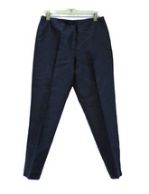 Talbots Curvy Navy Blue Shantung Silk Wool Pants 2013 Style NEW with Tags $119 - $42.75