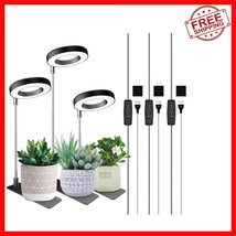 Versatile Height Adjustable Full Spectrum Grow Lights with Auto Timer - ... - $878.36 MXN
