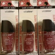 Lot of 3 Wildshine Nail Color - Sparked C480C - £11.60 GBP