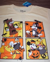 Walt Disney Mickey Mouse Goofy Donald Halloween T-Shirt Mens SMALL NEW w/ TAG - £15.82 GBP